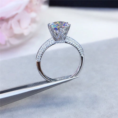 2.0ct Moissanite18K Gold Plated Ring #10008