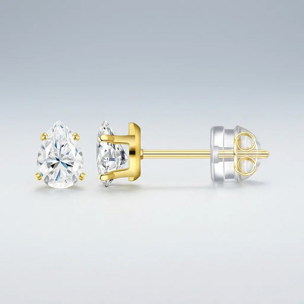 6.0mm Moissanite Stud Earrings #10022