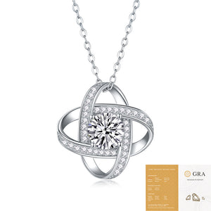 Moissanite Solitaire Necklace #10005