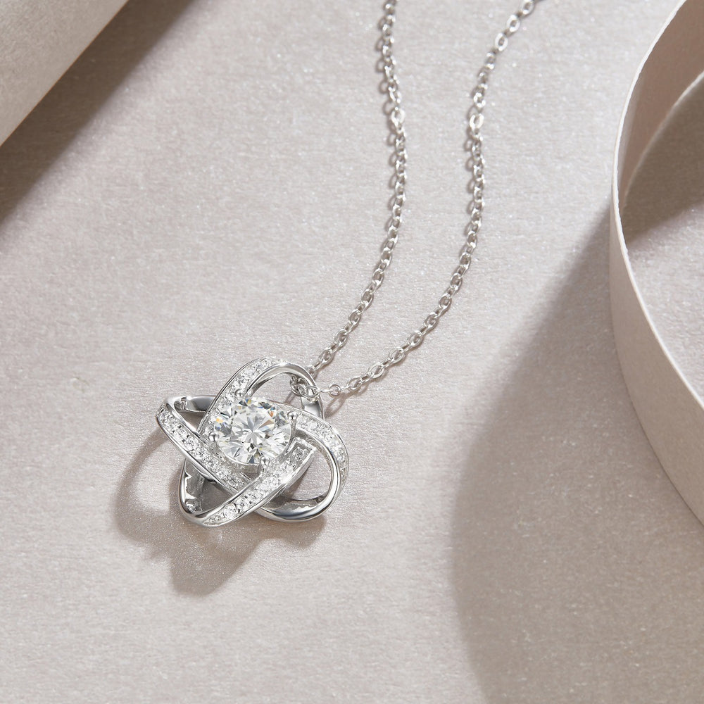 Moissanite Solitaire Necklace #10005