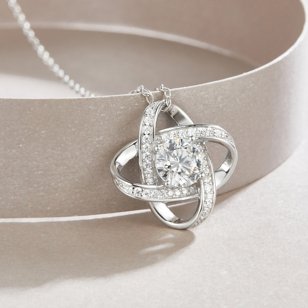 Moissanite Solitaire Necklace #10005