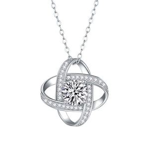 Moissanite Solitaire Necklace #10005