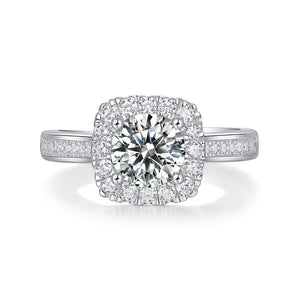 Moissanite Square Ring #10012