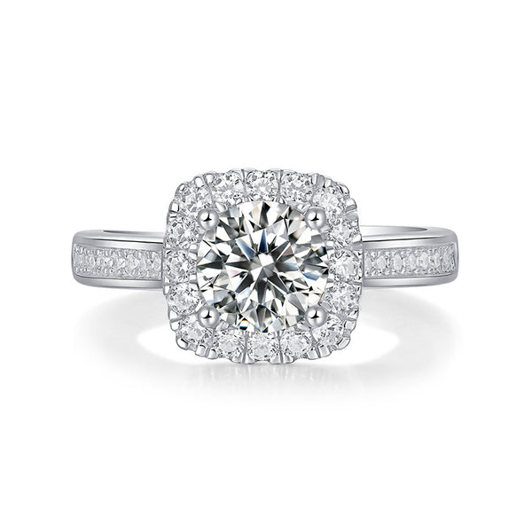 Moissanite Square Ring #10012