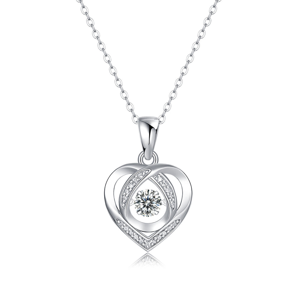 GRA Certified Moissanite Necklace #10019