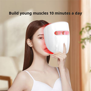 Achieve Glass Skin at Home  4-Color LED + Near-Infrared Face Mask