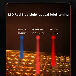 Achieve Glass Skin at Home  4-Color LED + Near-Infrared Face Mask