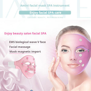 Silicone EMS Micro current Face Mask  Lift & Firm Feel, Daily Glow (Model M-1502)