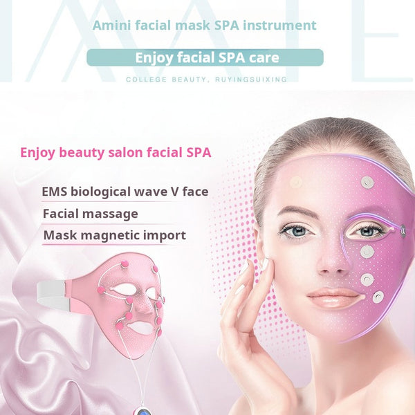 Silicone EMS Micro current Face Mask  Lift & Firm Feel, Daily Glow (Model M-1502)